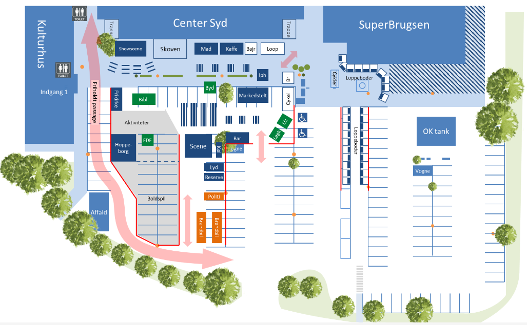 Sådan ser pladsen ud til Skovlunde byfest